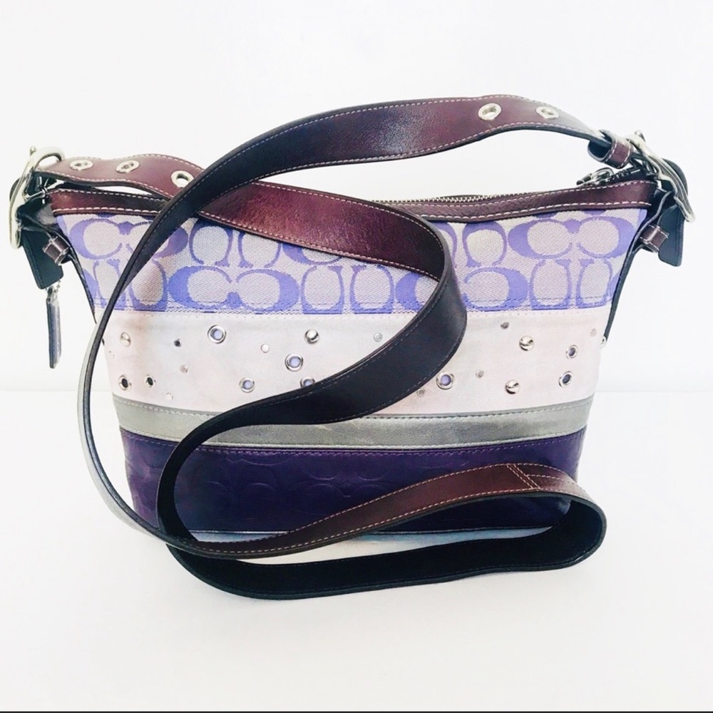 Coach Pieced Leather Collection Convertible Bag